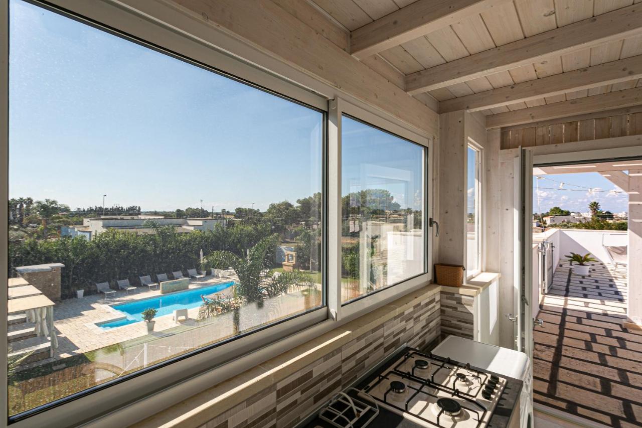 Resort Almaredamarra Con Piscina E Idromassaggio Sul Mare Torre San Giovanni Exterior foto